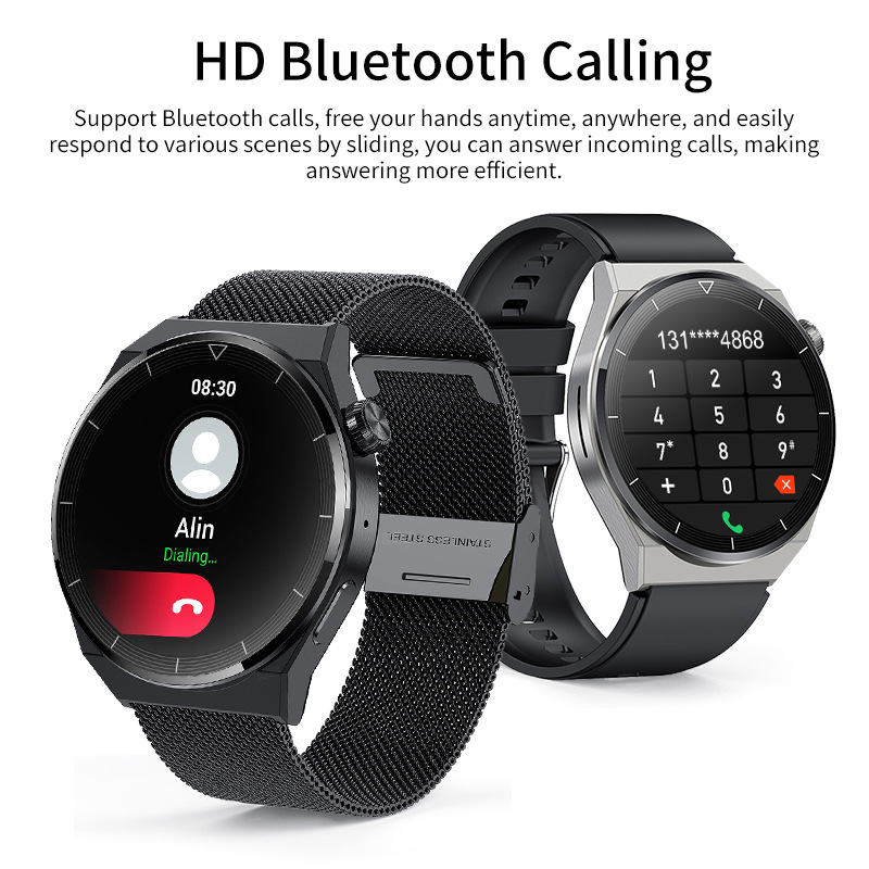 HK46 スマート ウォッチ華強北フラッグシップ GT3pro Bluetooth 通話音楽 NFC