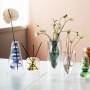 撮影道具    装飾    ガラス花瓶    置物    高級感    花瓶    ins風