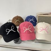 帽子　キャップ　野球帽　蝶結び　刺繍　レディース　韓国ファッション　デザイン　5colors