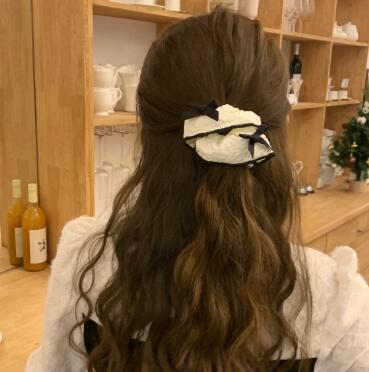 韓国風★　ヘアアクセサリー★シュシュ★ お花見髪飾り ファッション小物　3色