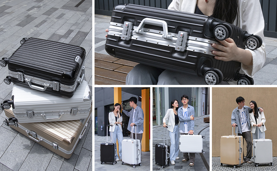 VARNIC スーツケース キャリーケース キャリーバッグ アルミフレーム