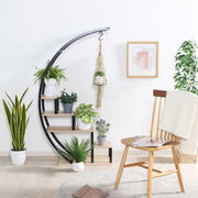 ディスプレイラック アーチ型KD BK