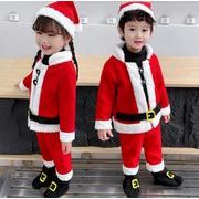 2023新品　ベビー用　キッズ用　クリスマス服装　セットアップ＋帽子　90-150CM