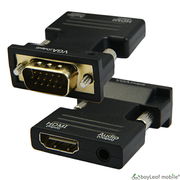 HDMI to VGA 変換 アダプタ コネクタ コンバーター d-sub 15ピン HD 音声