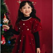 クリスマス  新作   韓国風子供服     ワンピース  半袖   可愛い  女の子  誕生日  ファッション
