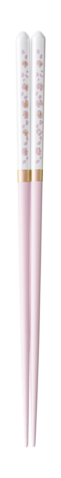 【新登場！安心の日本製！『plus capi』シリーズの可愛い箸！レオパード 】ピンク