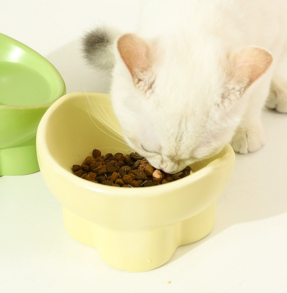 フードボウル 猫用 食器 小中型犬用 ペット食器 セラミックス製 食器 陶磁器 ペット用 猫食器 餌やり