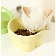 フードボウル 猫用 食器 小中型犬用 ペット食器 セラミックス製 食器 陶磁器 ペット用 猫食器 餌やり