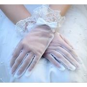 結婚式手袋 花嫁手袋 ブライダルグローブ ブライダルドレス 手袋 ドレス手袋  レース手袋