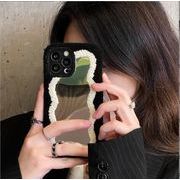 携帯ケース スマホケース スマホカバー iPhone 鏡 ミラー かわいい トレンド 人気