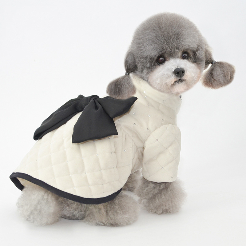 mineka&Pet ペット服　犬服　ねこ服 犬の服　リボンジャケット　1.5kg～8kg