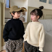 2023新作 韓国風子供服  男女兼用 アウター コート アウター コート セーター 80-140cm 4色