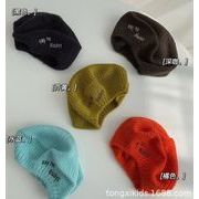 2024新品  韓国ファッション  帽子  子供用  カジュアル  ベレー帽  キッズ    無地   男女兼用  5色