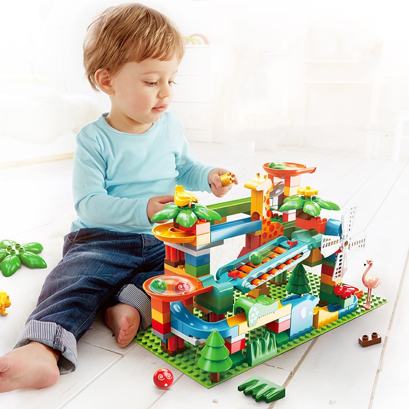 知育玩具 積み木 ブロック 立体パズル おもちゃ ビー玉転がし 誕生日 出産祝い 女の子 男の子 子供