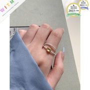 幾何 上品 指輪 レディース ファッション エレガント 開口指輪 アクセサリー