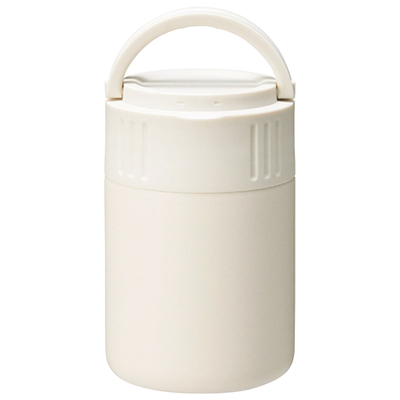 モグモグ キャリースープボトル 350ml（ステンレススプーン付） ホワイト MM-35W