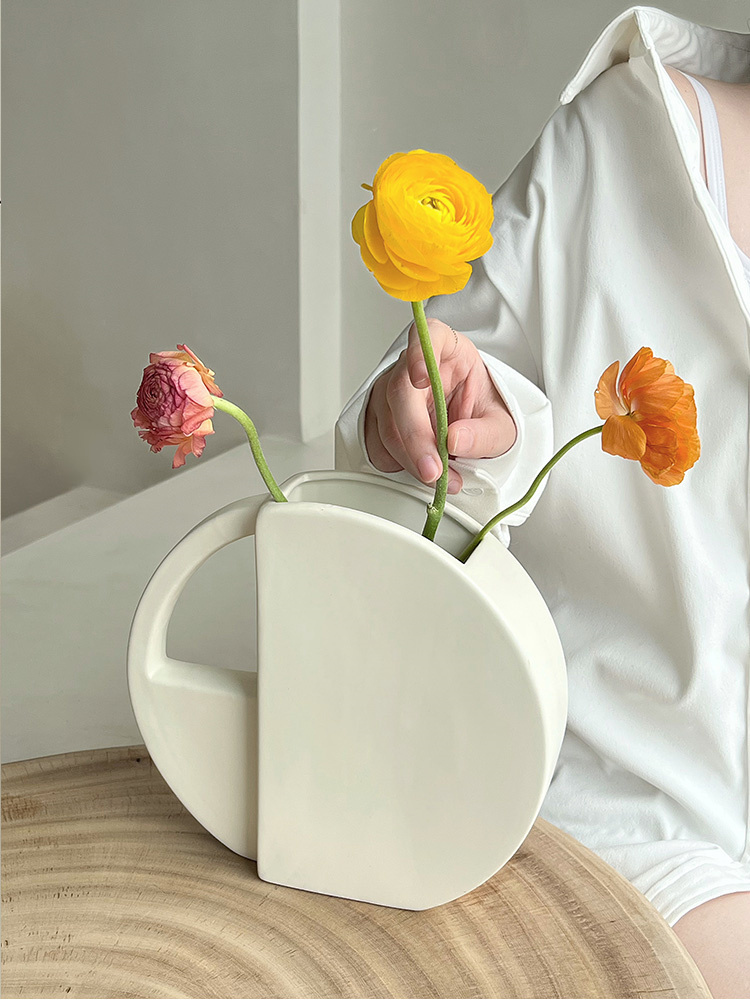信じられない驚きの大特価 リビング置物 装飾置物 芸術 フラワーアレンジメント花瓶 モデルハウス装飾