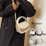ショルダーバッグ　ファーバッグ　鞄　レディース　韓国ファッション　4colors