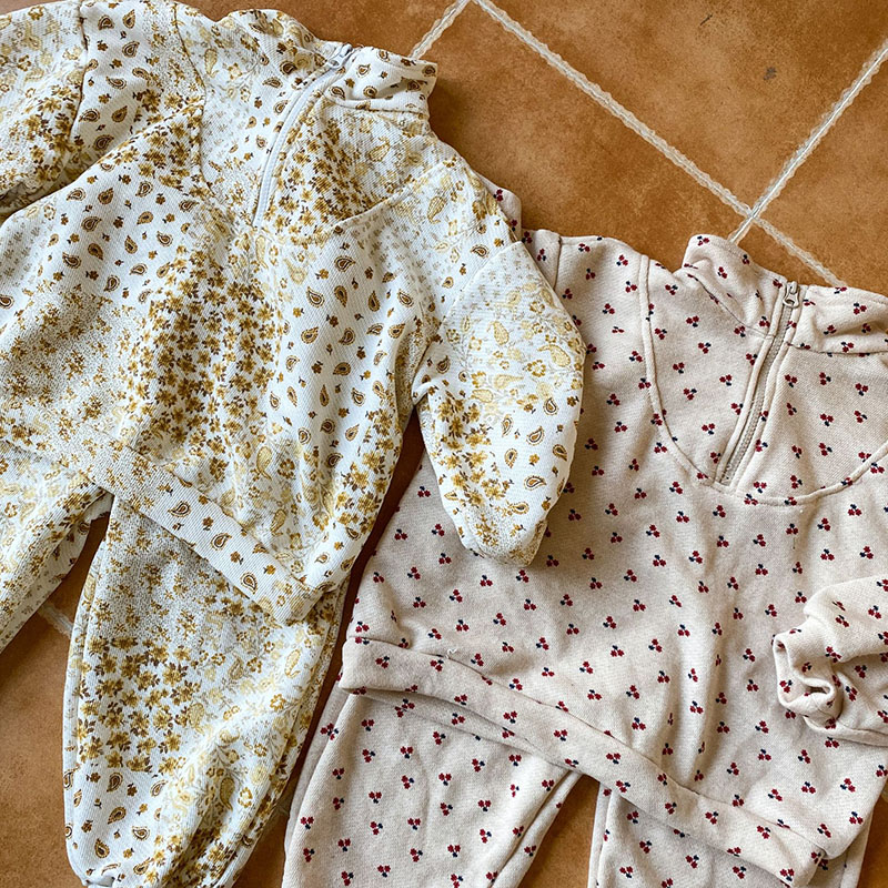 Bee des トップス 子供服 キッズ 女の子 ジップアップ 長袖