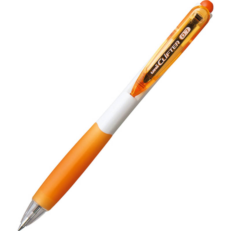 三菱 クリフター ボールペン SN11807NW4 白オレンジ