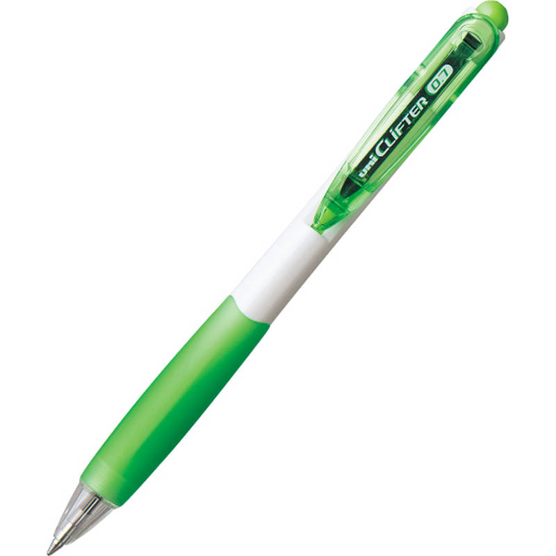 三菱 クリフター ボールペン SN11807NW5 白黄緑