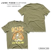 ジャンクフード クロージング【JUNK FOOD CLOTHING】ACDC DOG VINTAGE TEE Tシャツ ロックT
