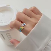 韓国 韓国ファッション　925シルバー リング　アクセサリー 指輪　ハンドメイド 指輪　ハンドメイド 兎年