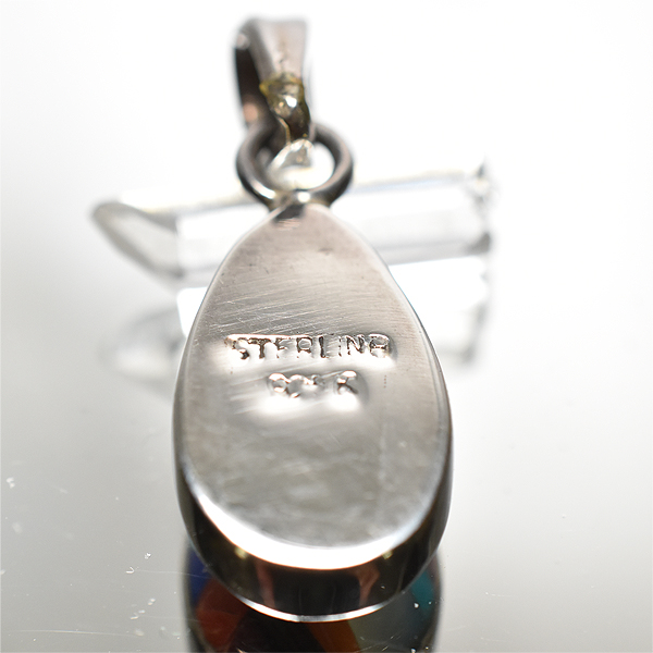 ハンドメイドのターコイズトップ　ペンダントトップ　インディアンジュエリー風 ハンドメイドのターコイズトップ ペンダントトップ インディアン