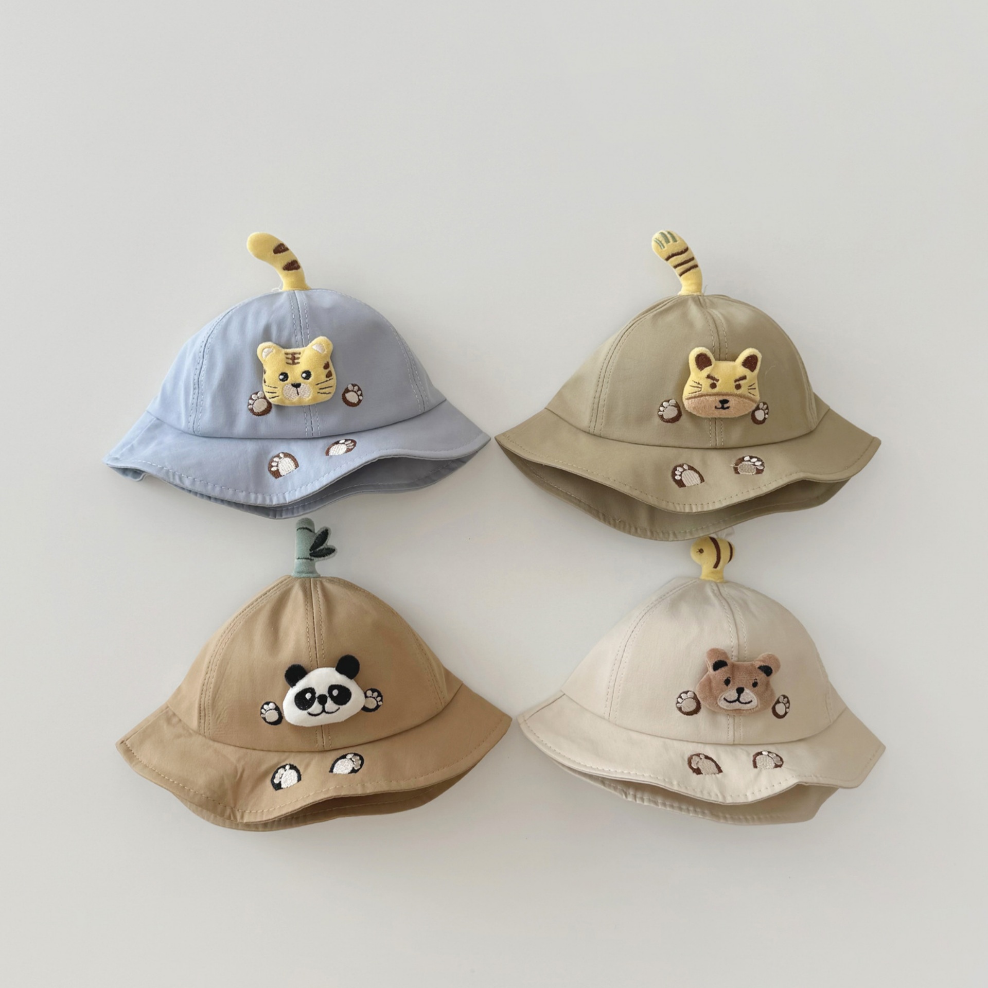 ★全5色★　子供帽子　 バケットハット　ベビーハット　紫外線対策　韓国キッズハット