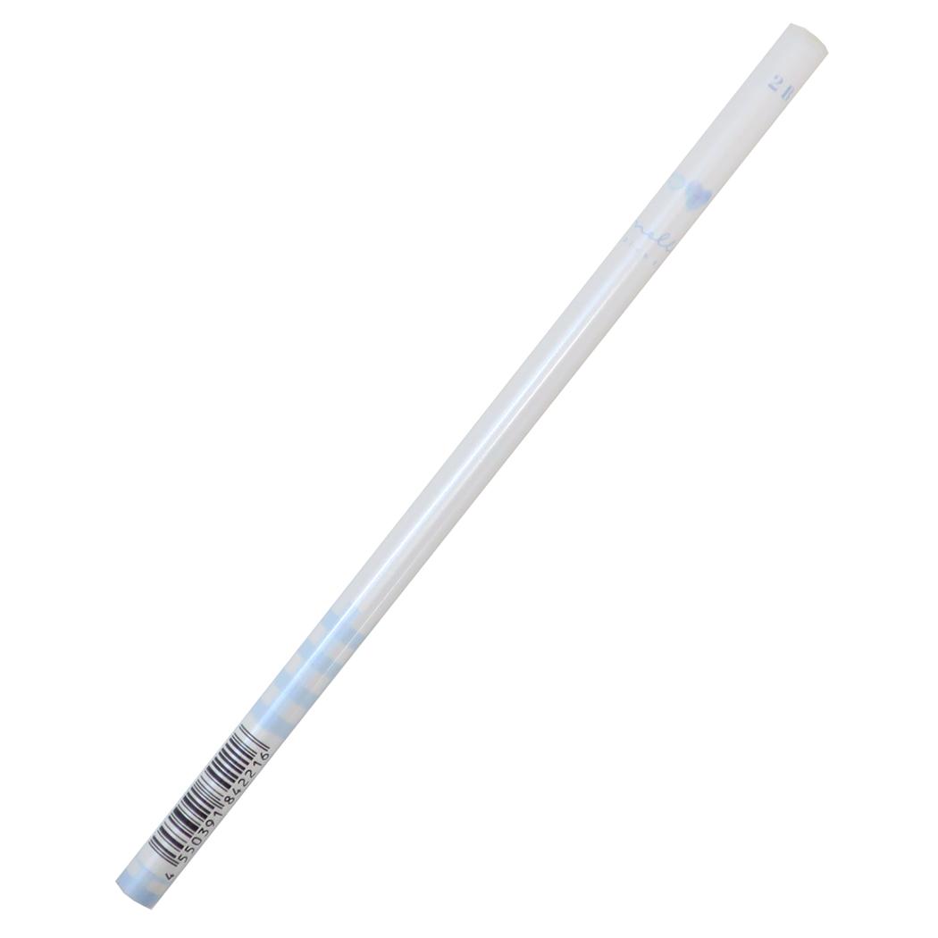 【鉛筆】メロウブルーデイズ 鉛筆 2B 丸軸 ハート ホワイト