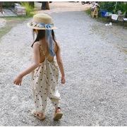 2024 韓国風子供服  ベビー服   ドット  サロペット   オーバーオール  砂浜  ハワイ