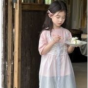 2024  韓国風子供服  エプロンワンピース  ブラウス  キャミソール  ワンピース  女の子