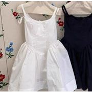 2024 韓国風子供服  ベビー服  ワンピース  スリップスカート  女の子  2色