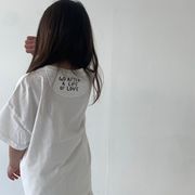 2024夏新作  韓国風子供服  ベビー服  トップス  半袖   Tシャツ  男女兼用  2色