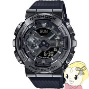 G-SHOCK CASIO カシオ Gショック アナデジ メタルカバード オールブラック メンズ腕時計 GM-110BB-1AJF