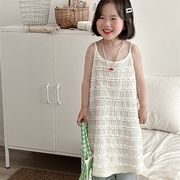 ★Girls★　子供服　80~130cm　キッズワンピース　ノースリーブ　韓国キッズファッション