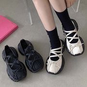 【2024春新作】韓国風レディース服　春 人気　スニーカー デザイン感 オシャレ　シューズ　靴