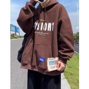 春秋新作 メンズ 男 カジュアル トップス 長袖 帽子付け スウェット アウター コート M-5XL