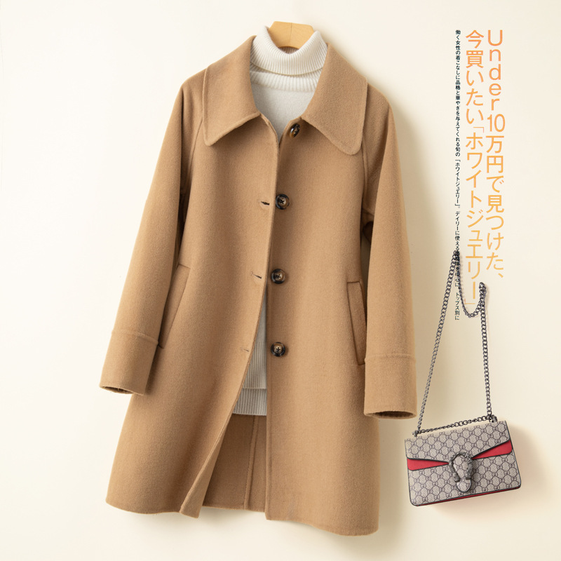 ☆Spring 新品 12 ☆　ウールコート　高級感　シンプルなデザイン