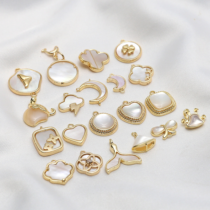 チャームパーツ シェル アクセサリーパーツ 天然材料
