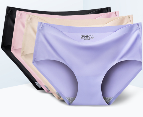 セクシー レディース下着 可愛いレディースパンツ　 ショーツ  春夏の薄手で通気性のあるアイスシルク下着