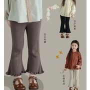 2024 春秋新作 韓国版 ズボン 女の子 ラッパズボン 洋風 3～8歳 ボトムス 子供服