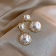 韓国の新しいイヤリング、人気の真珠のイヤリング、レトロなスタイル
