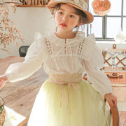 2024新作 韓国子供服 ベビー服 女の子 長袖  トップス 3色 90-150cm
