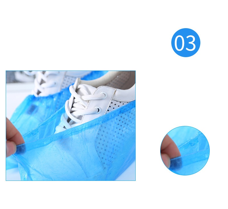 使い捨て シューズカバー 雨天 防水 防塵 PE素材 靴カバー