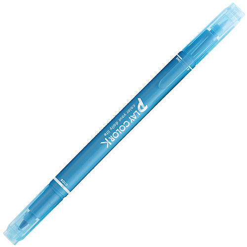 トンボ鉛筆 水性マーキングペン プレイカラーK サックスブルー 1本 Tombow-WS-