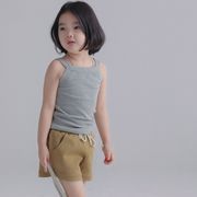 子供服　90~150cm　キッズキャミソー　ノースリーブ　親子ペア　韓国キッズ服