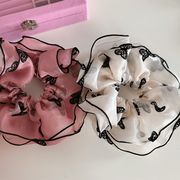 シュシュ　蝶々　ヘアアクセサリー　レディース　デザイン　韓国風　髪飾り　春夏