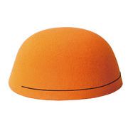 フェルト帽子　オレンジ