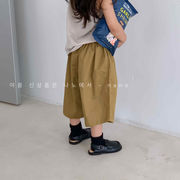 子供のハーレムパンツ、韓国風子供用カジュアルルーズパンツ、快適な通気性パンツ